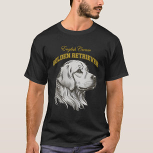 English Cream Golden Retriever Ecgr Preppy Collegi T-Shirt