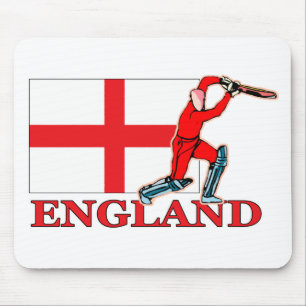 English Cricket Player Mouse Mat