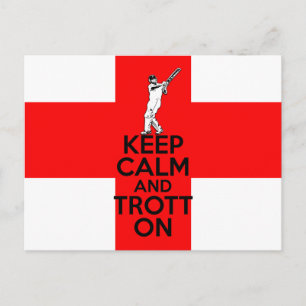 English cricket postcard