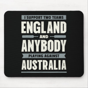 English Cricket Shirt Two Teams Not Australia Funn Mouse Mat