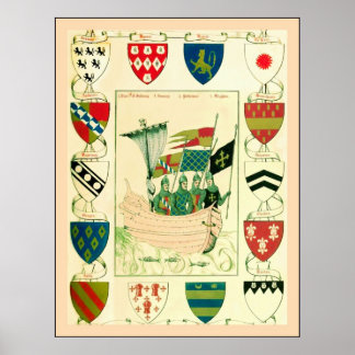 English Crusaders Poster