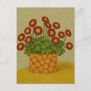 English Daisy Postcard