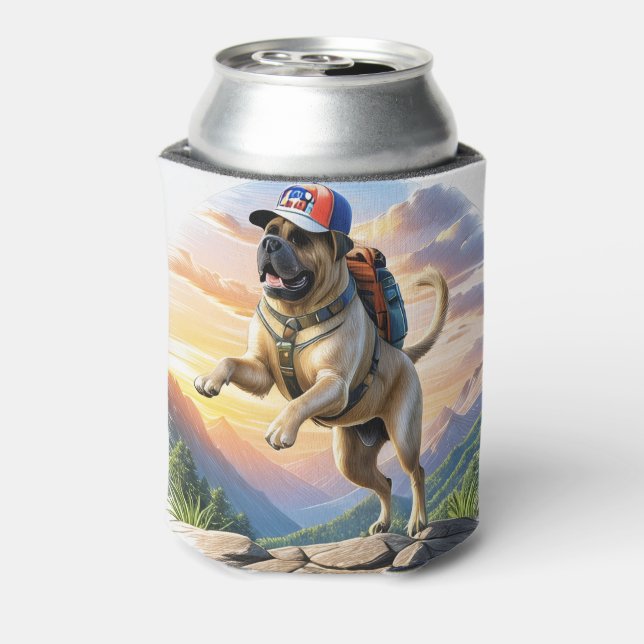 English Dogge Mastiff Mountains Can Cooler (Can Back)