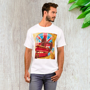 English Double Decker Bus T-Shirt