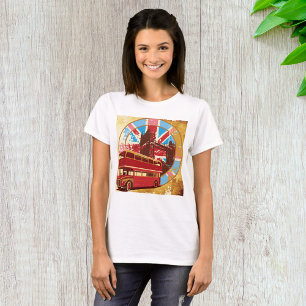 English Double Decker Bus T-Shirt