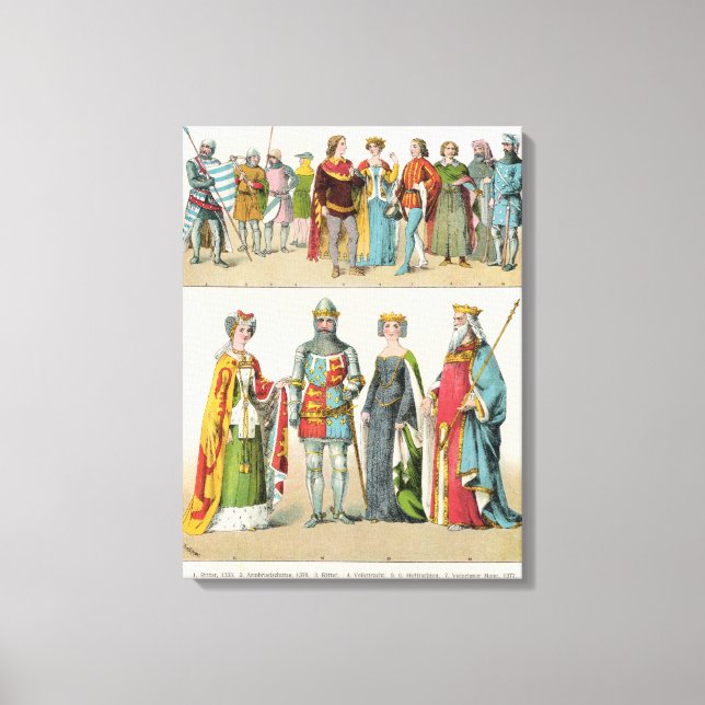 English Dress Canvas Print (Front)