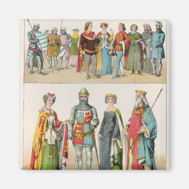 English Dress Magnet (Front)