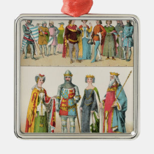 English Dress Metal Tree Decoration