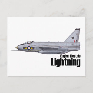 English Electric Lightning Postcard