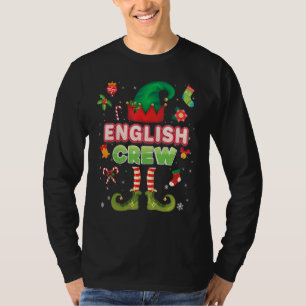 English Elf Crew Christmas Santa Helper Sweater Ug