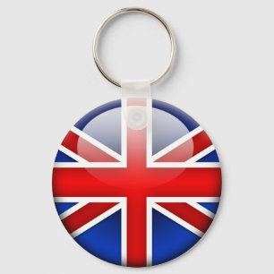English Flag 2.0 Key Ring