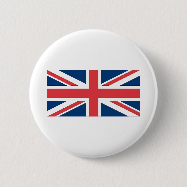 English Flag 6 Cm Round Badge (Front)