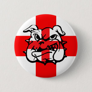 English flag 6 cm round badge