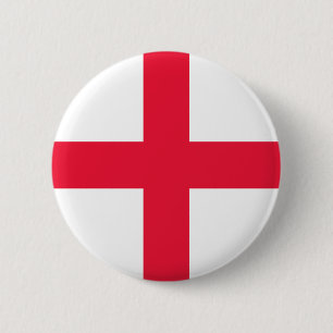 English Flag 6 Cm Round Badge