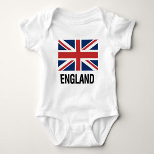 English Flag Baby Bodysuit