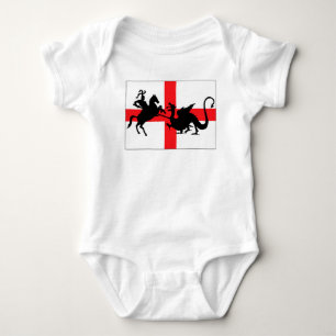 English flag baby bodysuit