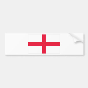 English Flag Bumper Sticker