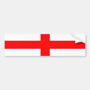 English flag bumper sticker