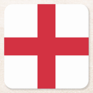 English Flag coastercnt Square Paper Coaster