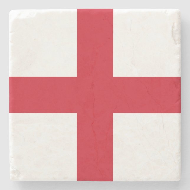 English Flag coastercnt Stone Coaster (Front)