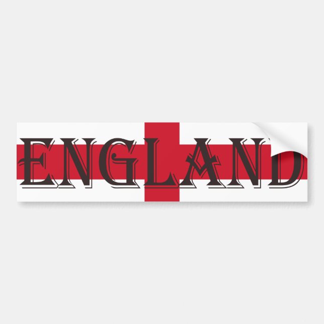 English Flag England bs arc2 Bumper Sticker (Front)