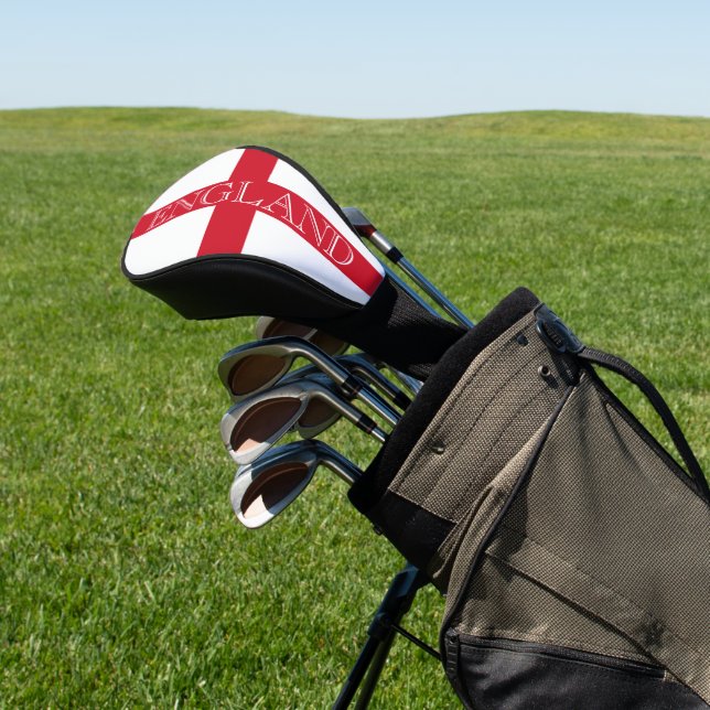 English Flag England dccn Golf Head Cover (In Situ)