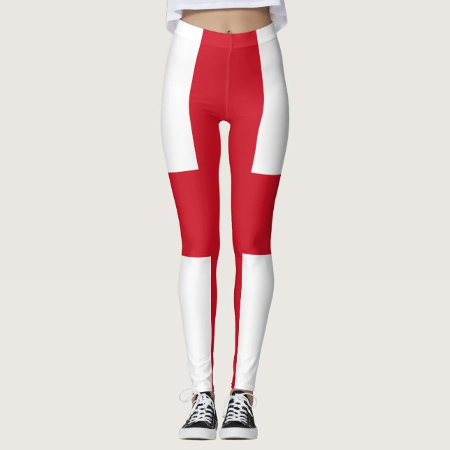English Flag (England) Leggings (Front)