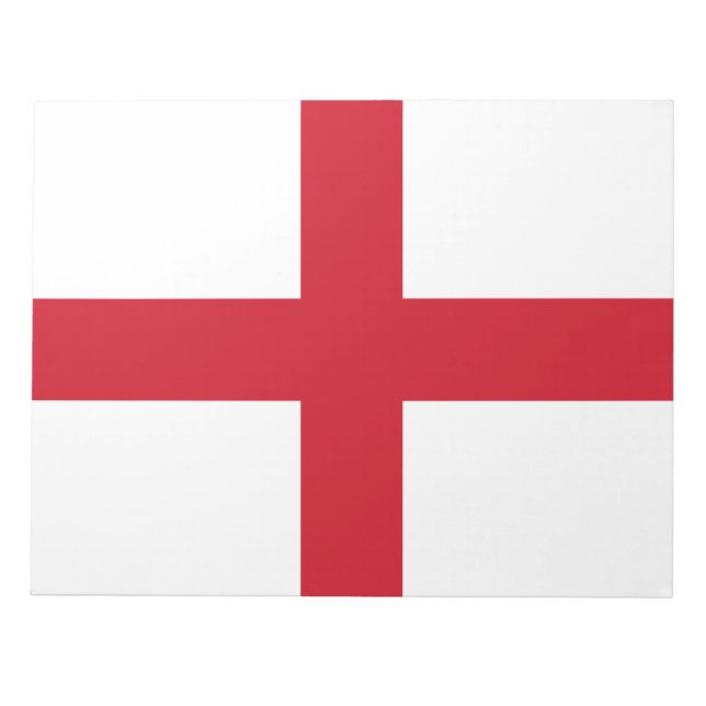 English Flag (England) Notepad (Front)