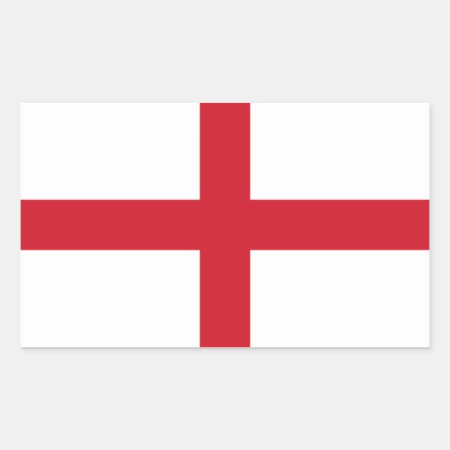 English Flag, Flag of England Rectangular Sticker (Front)