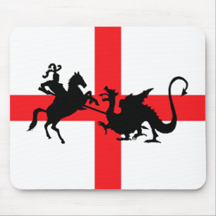 English flag George and the Dragon Mouse Mat