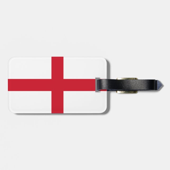 English flag luggage tag (Back Horizontal)