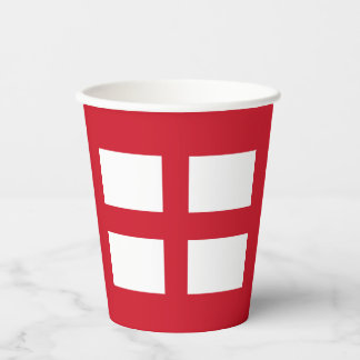 English flag paper cups