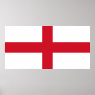English Flag Poster