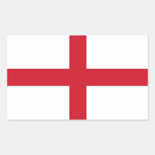 English Flag Rectangular Sticker