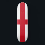 English Flag Skateboard<br><div class="desc">This design features the national flag of England, which is a country that is part of the United Kingdom. England shares land borders with Wales to its west and Scotland to its north. The Irish Sea lies northwest of England and the Celtic Sea to the southwest. England is separated from...</div>