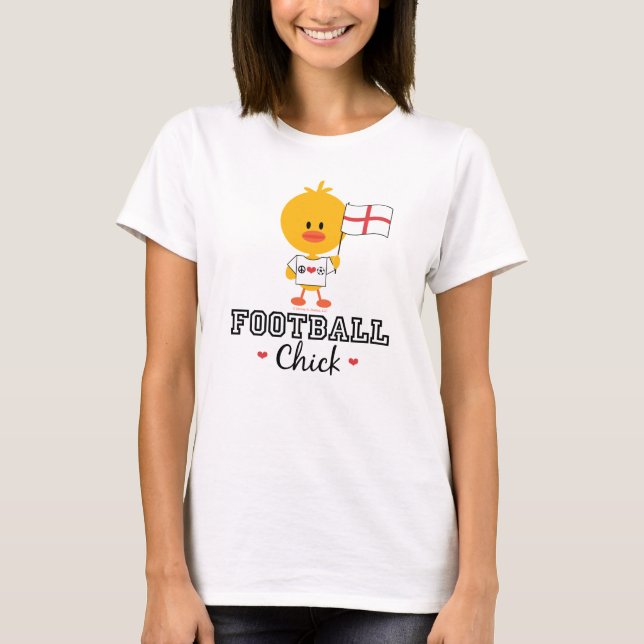 English Football Soccer Chick Tank Top (Front)
