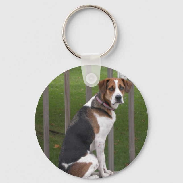 English Foxhound Keychain (Front)