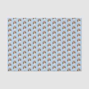 English Foxhound Painting - Cute Original Dog Art Tissue Paper