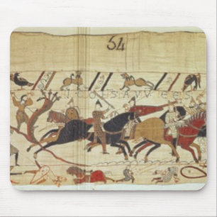 English & French soldiers fall side by side Mouse Mat