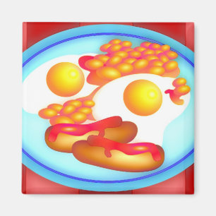 English Fry-up Magnet