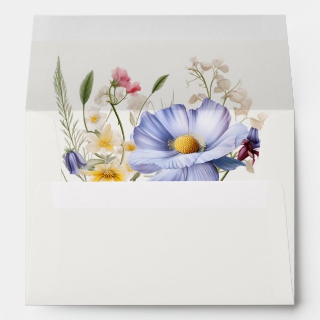 English Garden Bouquet Envelope (Back (Bottom))