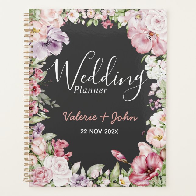 English Garden Floral Wedding Planner (Front)