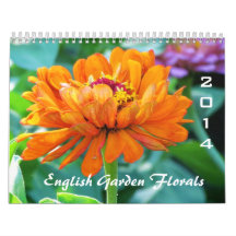 English Garden Florals 2014 Calendar