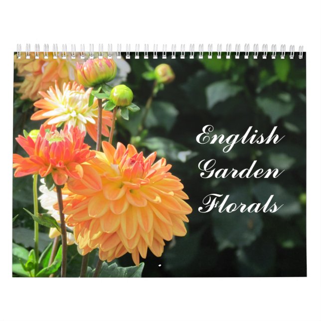 English Garden Florals Calendar (Cover)