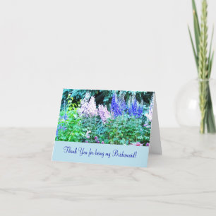 English Garden Florals Thank You Card
