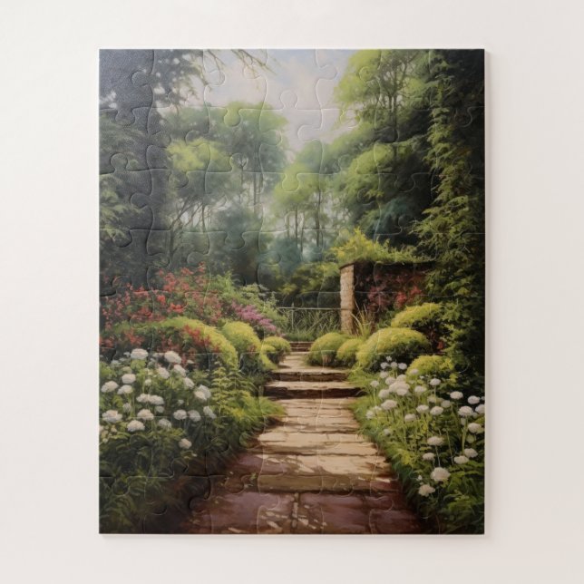 English Garden Jigsaw Puzzle (Vertical)