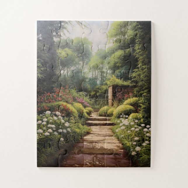 English Garden Jigsaw Puzzle (Vertical)