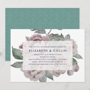 English Garden Rehearsal Dinner Invitation