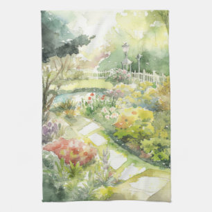 English Garden Tea Towel