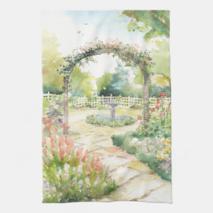 English Garden Tea Towel